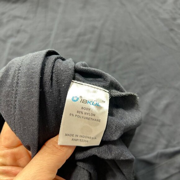 Ibkul Mens Polo Shirt XL UPF 50+ Quick Dry Cool Fabric Short Sleeve Golf Shirt - Picture 8 of 9